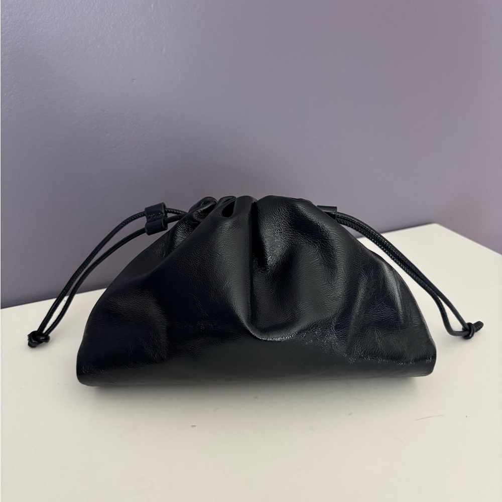 COS Mini Cavatelli Navy Blue Clutch